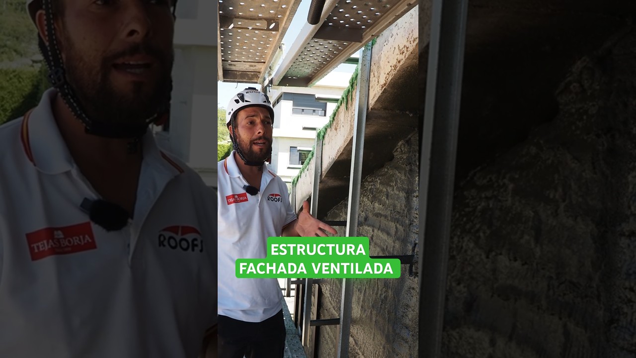 ESTRUCTURA MET&Aacute;LICA PARA FACHADA VENTILADA CON TEJA CER&Aacute;MICA