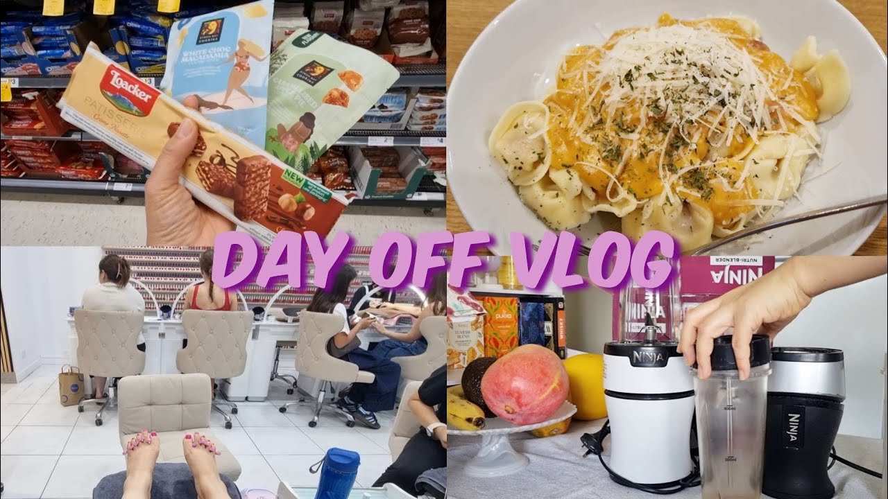 【休日Vlog】オーストラリアでネイルサロン/足先のケア/ブレンダー購入/#ネイルサロン #ブリスベン #1人時間 #海外スーパー #オーストラリア移住  #休日vlog #ネイルポリッシュ 