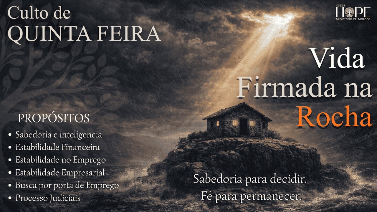 CULTO DE QUINTA - AO VIVO - 12/03/2026 - DIR: SHIELA VERDAN / PREG: RAQUEL DE PAULA