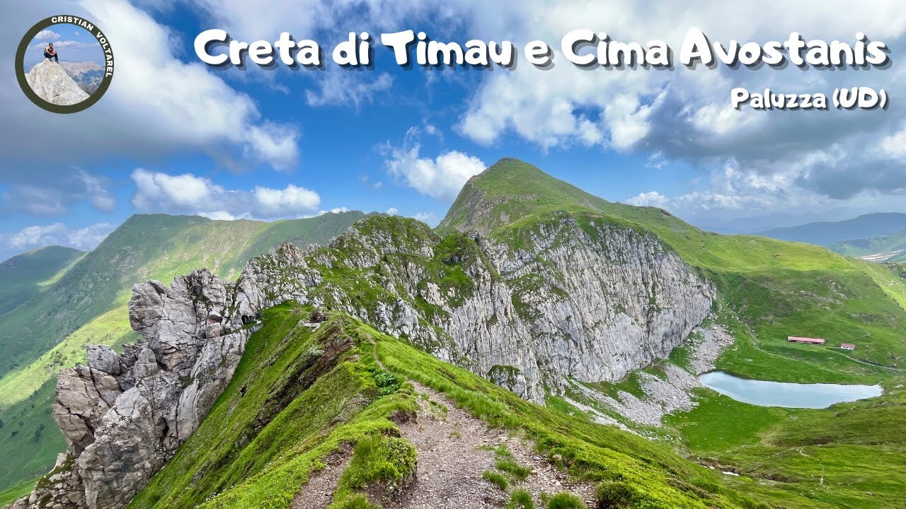 Creta di Timau e Cima Avostanis da Malga Pramosio