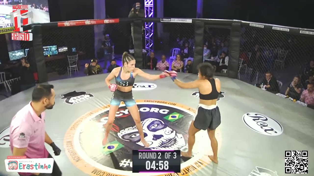 Sarah Barwich V Midiam Vicente NCF 10 Female WMMA event hosted by Cris Cyborg