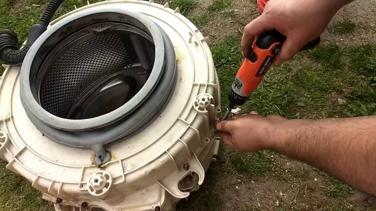 Reparando Lavarropas Drean Excellent Blue 8.12 - Cambio de Rodamientos (rulemanes)