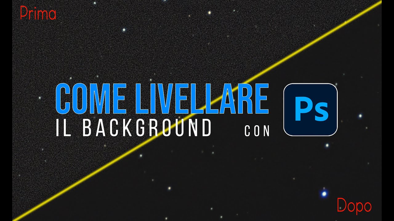 Come livellare il background in Photoshop