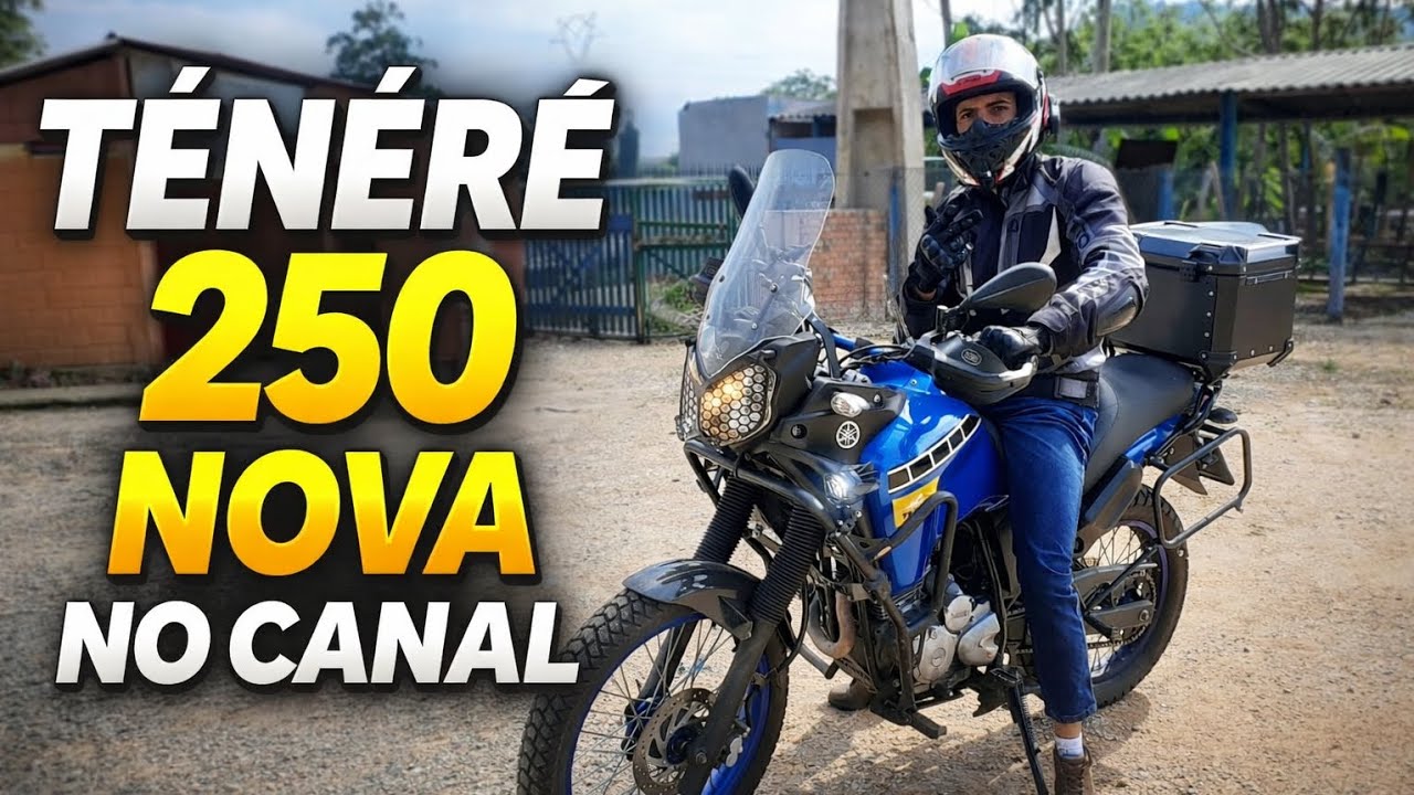 TÉNÉRÉ 250 chegou! A nova moto do canal