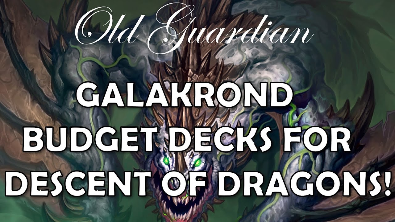 Galakrond Budget decks for day one of Descent of Dragons (Hearthstone theorycrafted decks)
