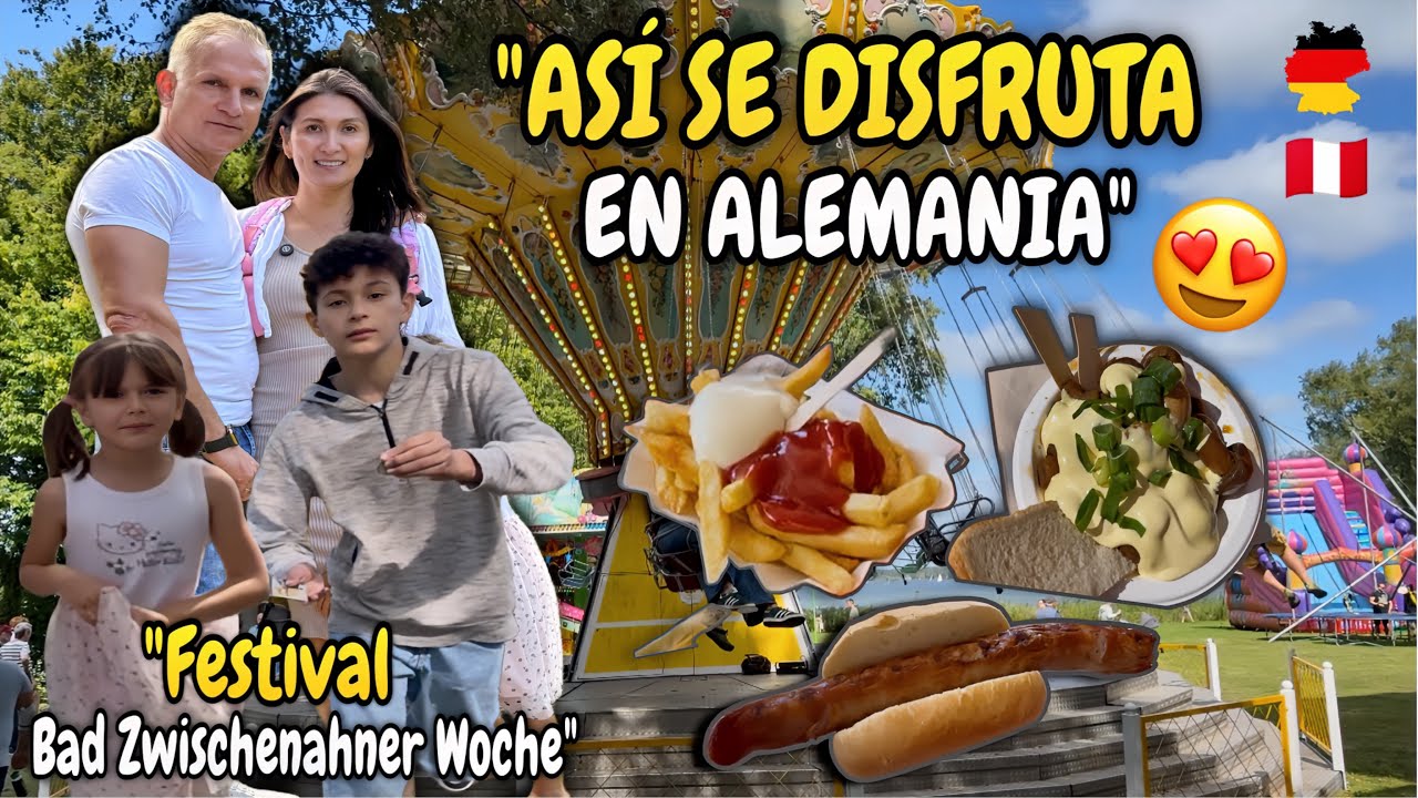 Así son las ferias en un Pueblo alemán 🎉 | La gente super relajada 😅 +  | Shirley Tocic 