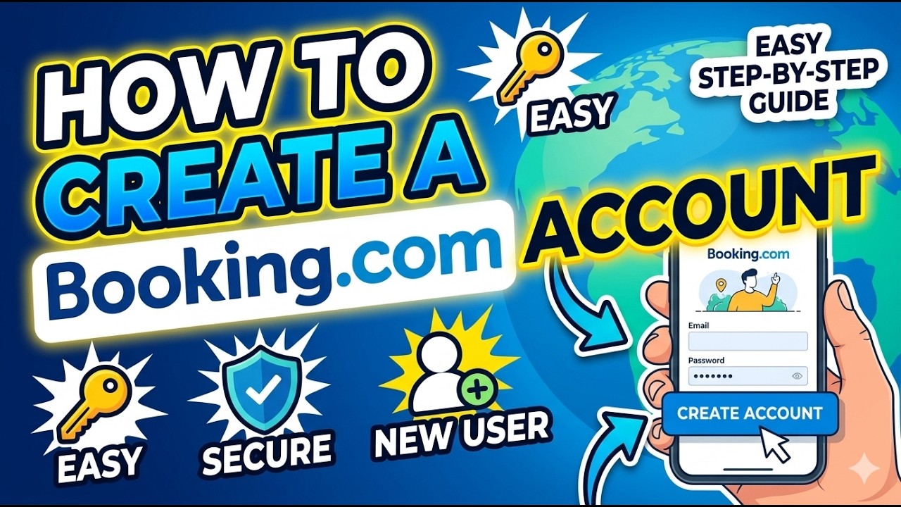 How to Create a Booking.com Account | Full Setup Guide (2026)