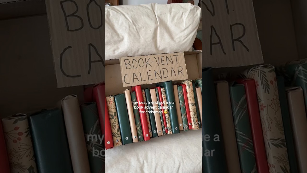 Ik heb een adventskalender met boeken gekregen!!!!