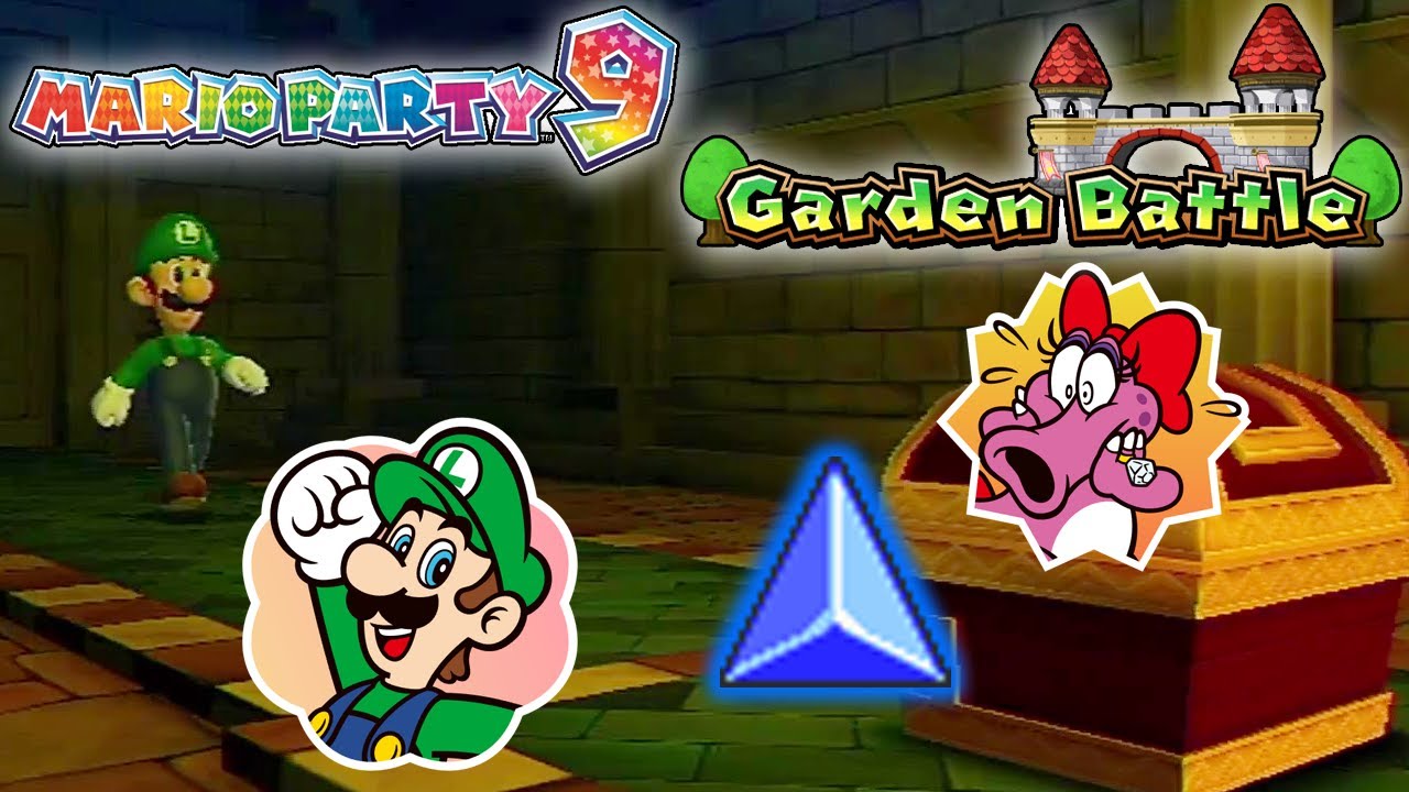 Mario Party 9 - Luigi VS Peach VS Daisy VS Birdo - Garden Battle (Master Difficulty) | [LSF]Chaz