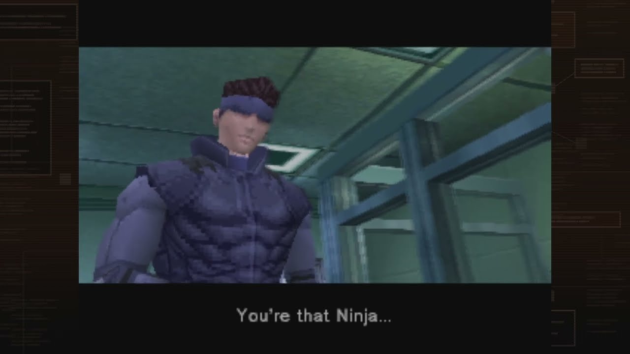 METAL GEAR SOLID -Snake Meets That Cyborg NINJA!