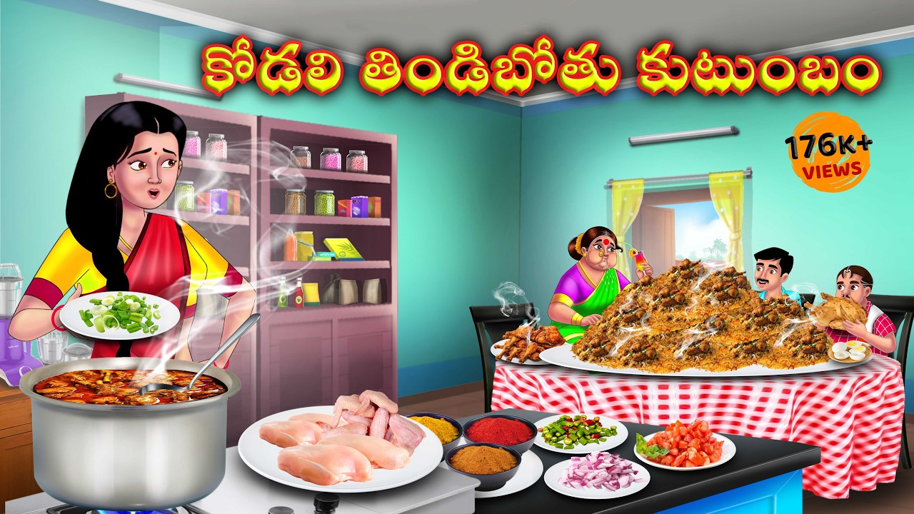 కోడలి తిండిబోతు కుటుంబం Atha kodalu Stories in telugu | Telugu kathalu | Telugu moral stories
