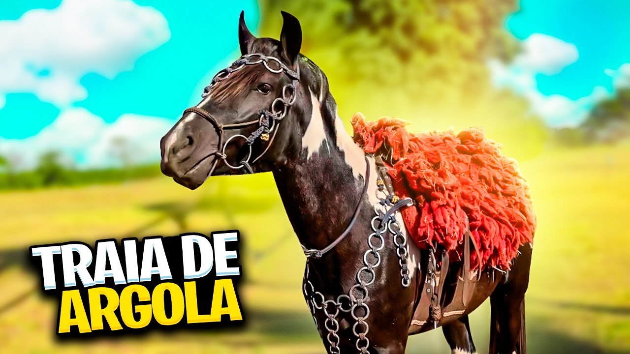 CAVALO PULANDO com TRAIA de ARGOLA