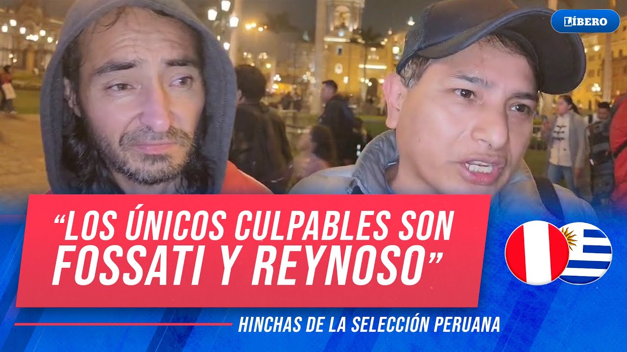 PERÚ VS URUGUAY: Hinchas de la Bicolor decepcionados tras goleada por las Eliminatorias| Líbero