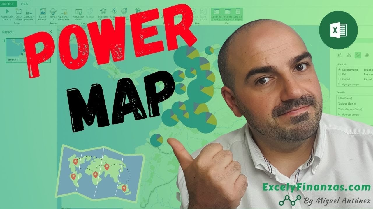 Cómo utilizar Power Map en Excel