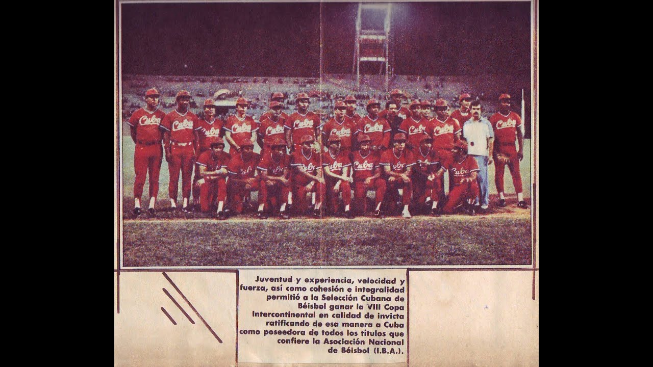 FIESTA DE JONRONES Intercontinental Cuba 1987 O'Reilly, Linares Víctor Mesa Kindelán Pacheco Gurriel