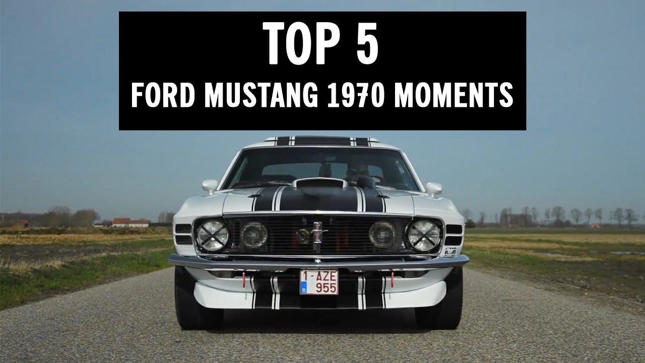 Top 5 Ford Mustang 1970 moments #mustang