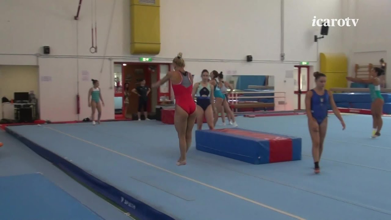 La Nazionale Italiana di Ginnastica Artistica Femminile si allena a Riccione