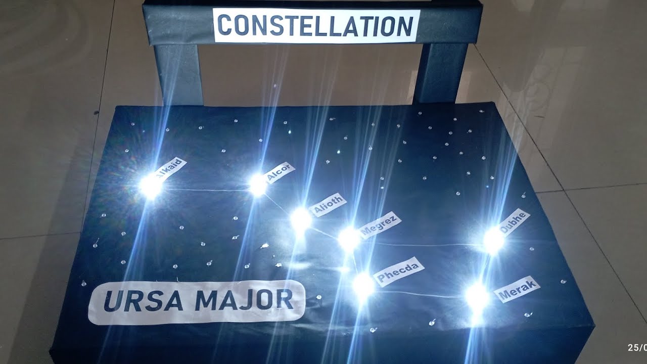 How to make model on URSA MAJOR (constellation) #model #constellation #schoolproject #workingmodel