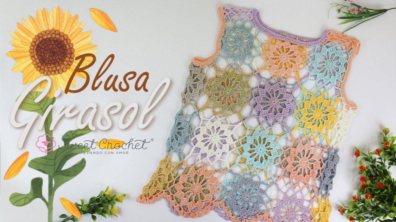 BLUSA CROCHET GIRASOL