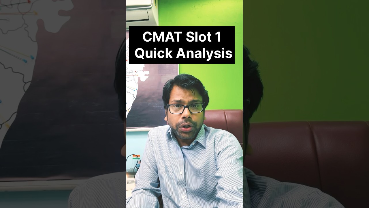 CMAT 2024 Slot 1 Quick Analysis : Difficulty