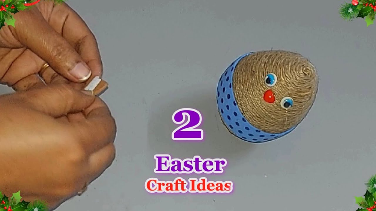 Budget Friendly 2 Easter decoration ideas from ordinary materials | DIY Easy Easter craft idea 🐰