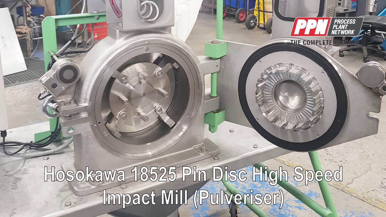 HOSOKAWA Pin Disc High Speed Impact Mill (Pulveriser) 160Z [18525]