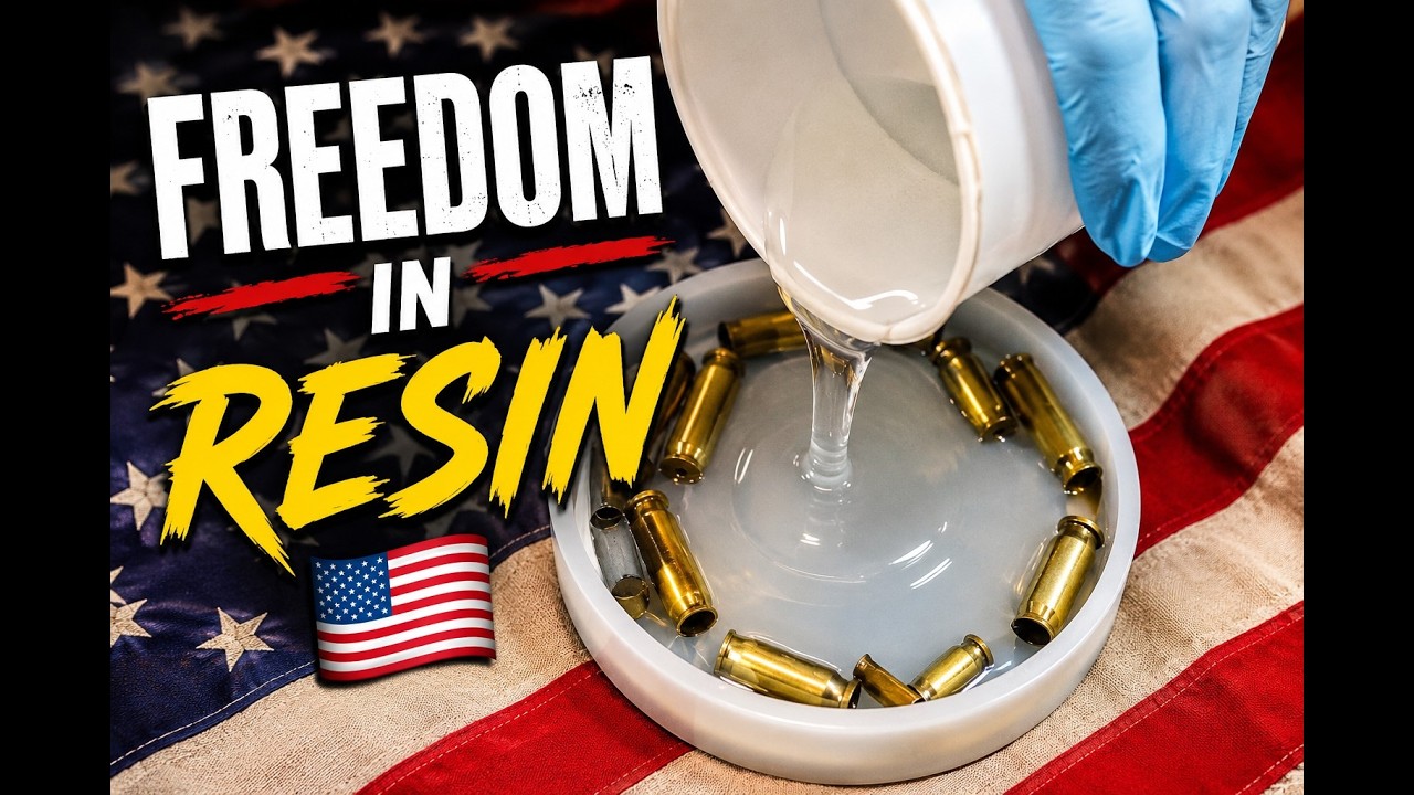 Freedom Cast in Resin | 2nd Amendment Ashtray