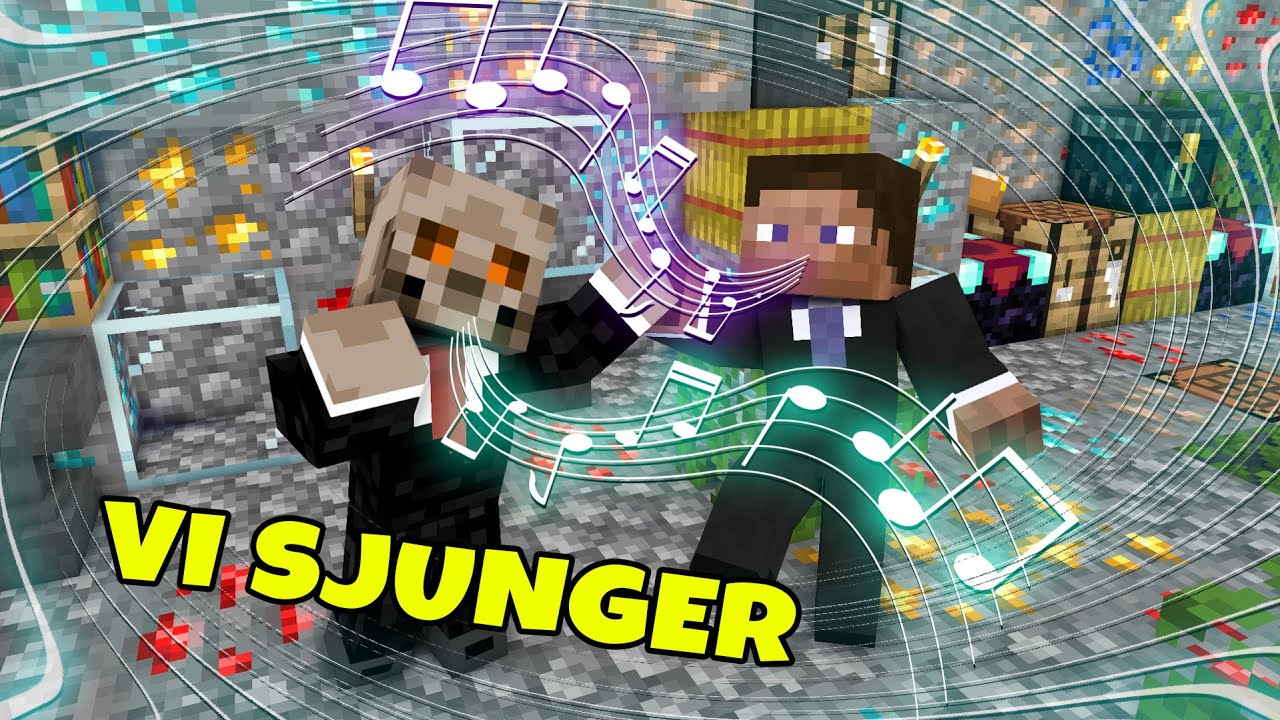 figgehn och Whippit sjunger i Minecraft - Blocked in Combat