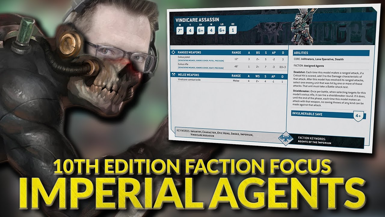 AGENTS OF THE IMPERIUM - 10th Edition Faction Focus Breakdown with Bricky