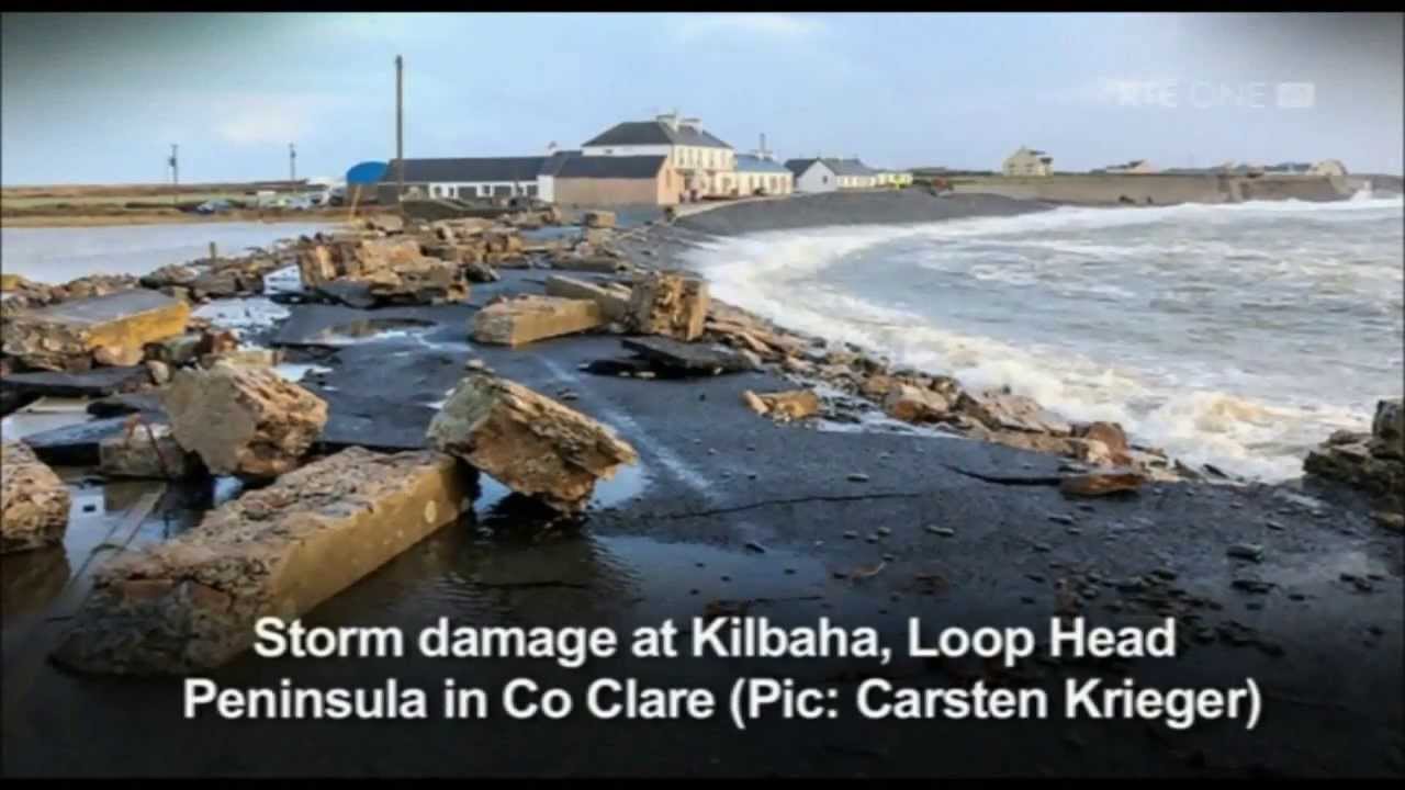 RTE NATIONWIDE REPORT ON STORM CHRISTINE WHICH HIT IRELAND EARLY JANUARY 2014