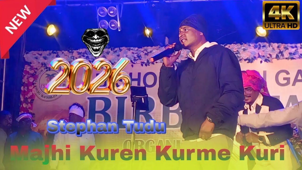 Stephan Tudu// Majhi Kuren Kurme Kuri//new Santali program video 2026 new Santali orchestra video