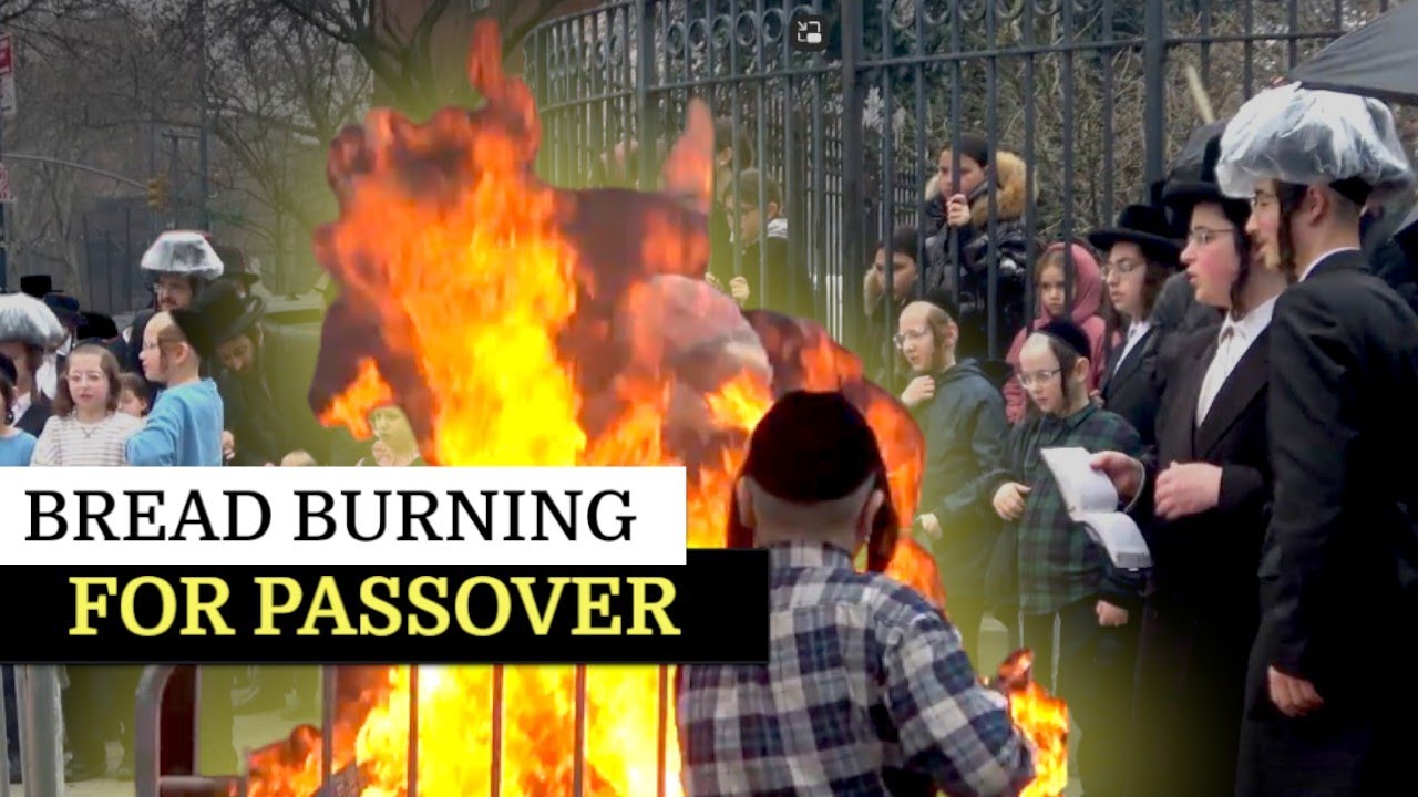 The Ritual of Burning Bread and Palm Tree Branches before Passover