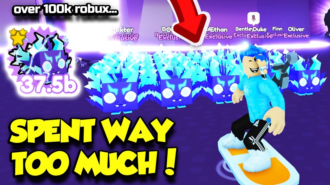 I Spent SO MUCH ROBUX In Pet Simulator X Alien Update TO GET THIS TEAM!! (Roblox)