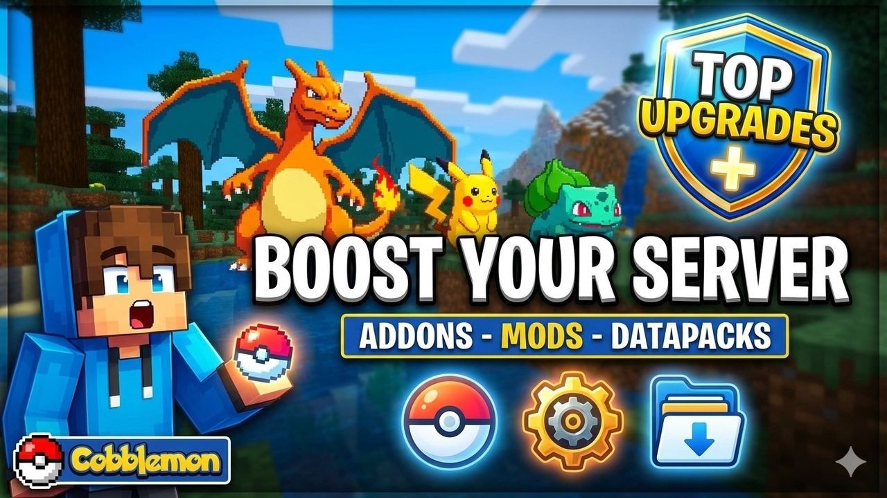 🔥 TOP UPGRADES Cobblemon Pokerayou : les addons/mods/datapacks INDISPENSABLES pour ton serveur !