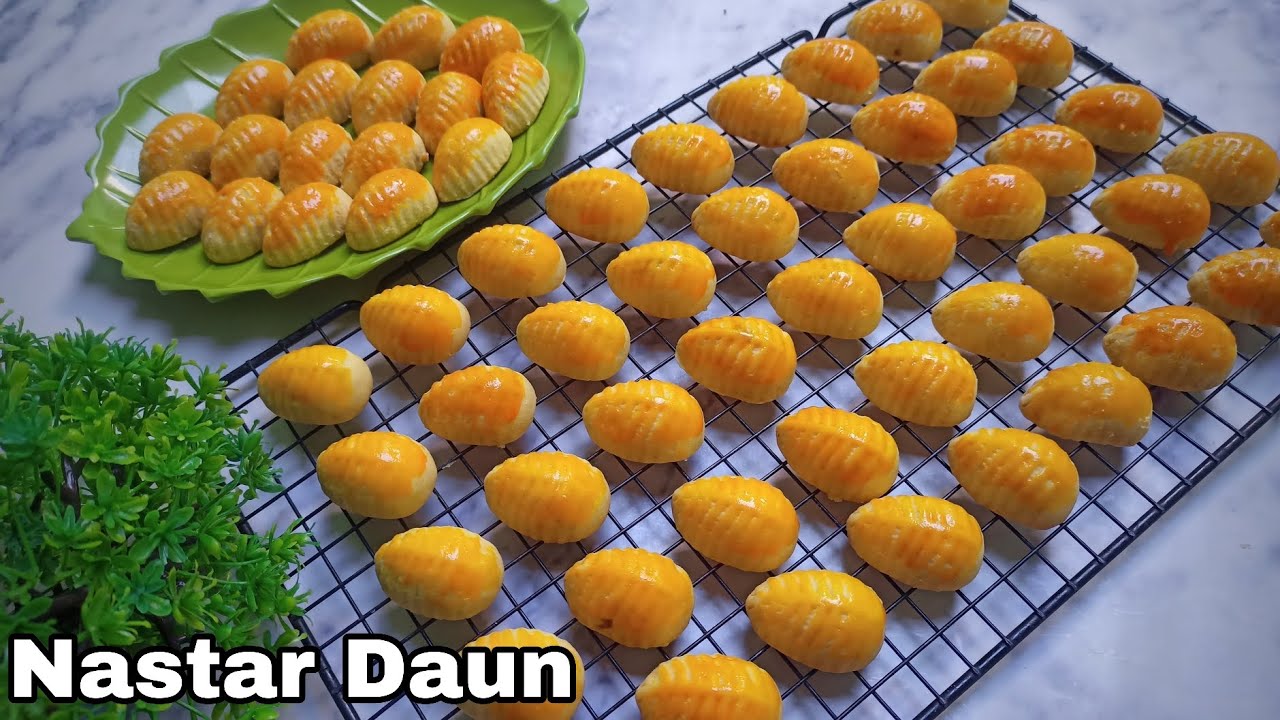 RESEP NASTAR DAUN ‼️ Cantik , Enak , Empuk dan puleen banget ‼️