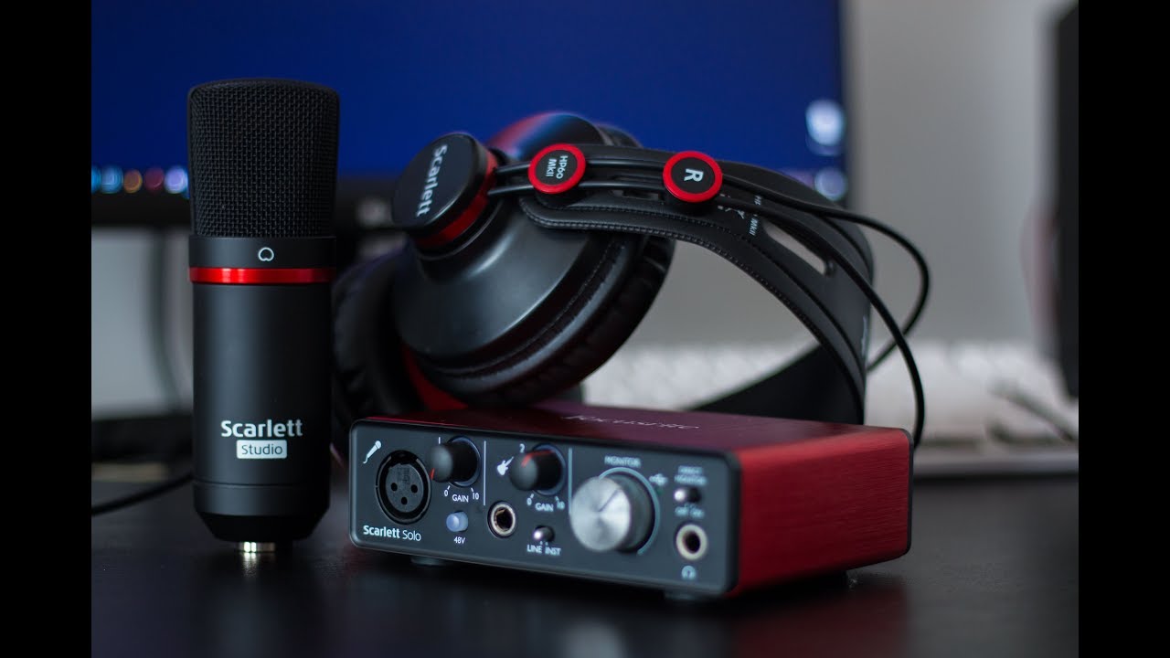 Kezdő streamer csomag. // Focusrite Scarlett Solo Studio (2nd gen)