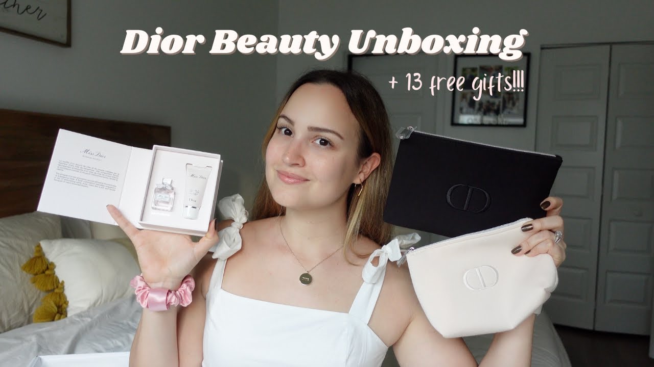 Dior Beauty Unboxing: Dior Beauty Holiday Gift Sets + 13 FREE gifts with purchase (Dior promo code)
