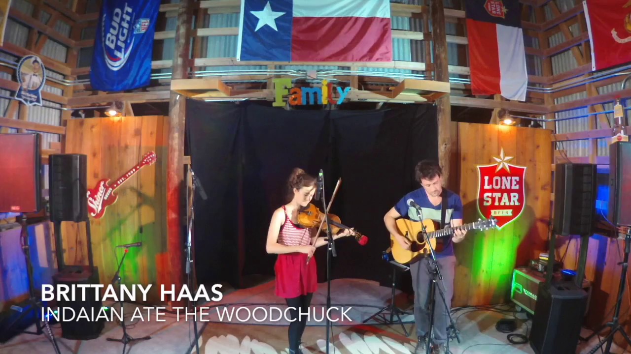 Brittany Haas & Jordan Tice 'Indian Ate the Woodchuck' at Live Oak Fiddle Camp 2017