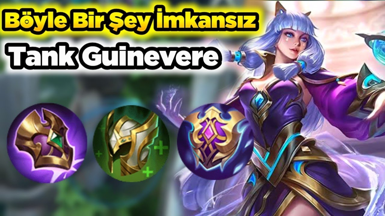 Bu İmkansız Bir Şey Tank Guinevere Ama Efsane Hasarı Var 5 Kişi Arasında Ölmüyor Mobile Legends