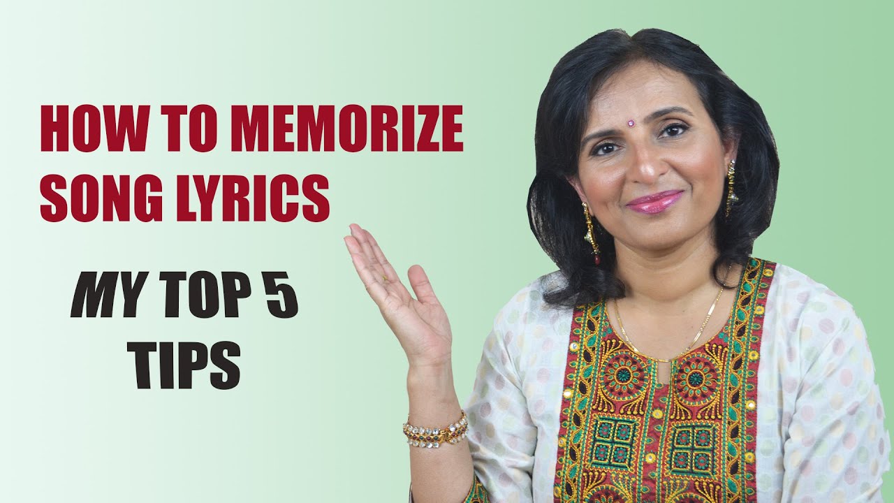 How to memorize song lyrics : My TOP 5 TIPS | Urmi Battu