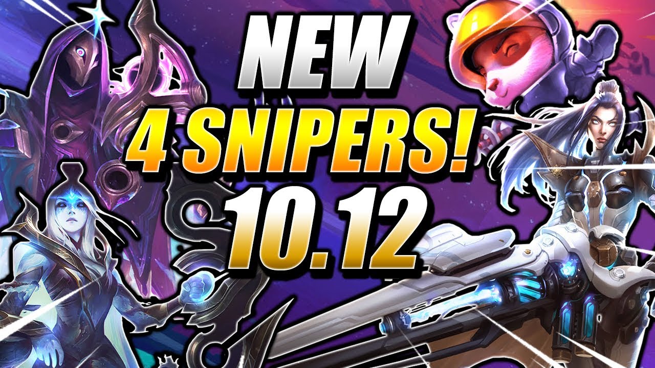 NEW 4 SNIPER COMP! - TFT Teamfight Tactics Galaxies Guide SET 3.5 COMPS 10.12 Patch Strategy Build