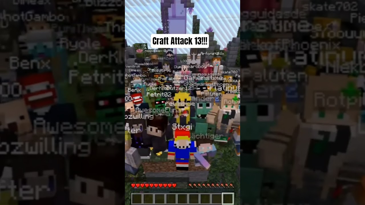 Craft Attack 13 Start! #minecraft#craftattack#bastighg#viral#funny#highlights