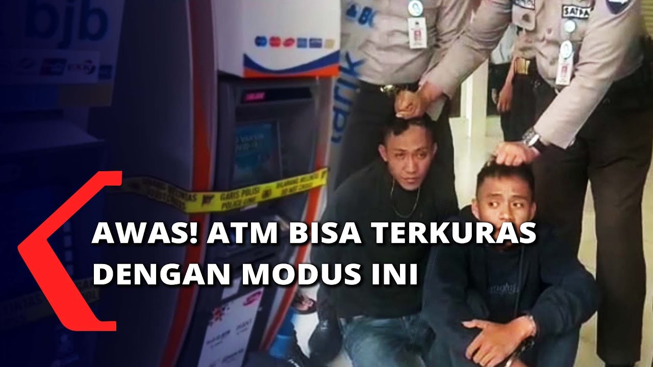 2 Pelaku Ganjal Atm Ditangkap