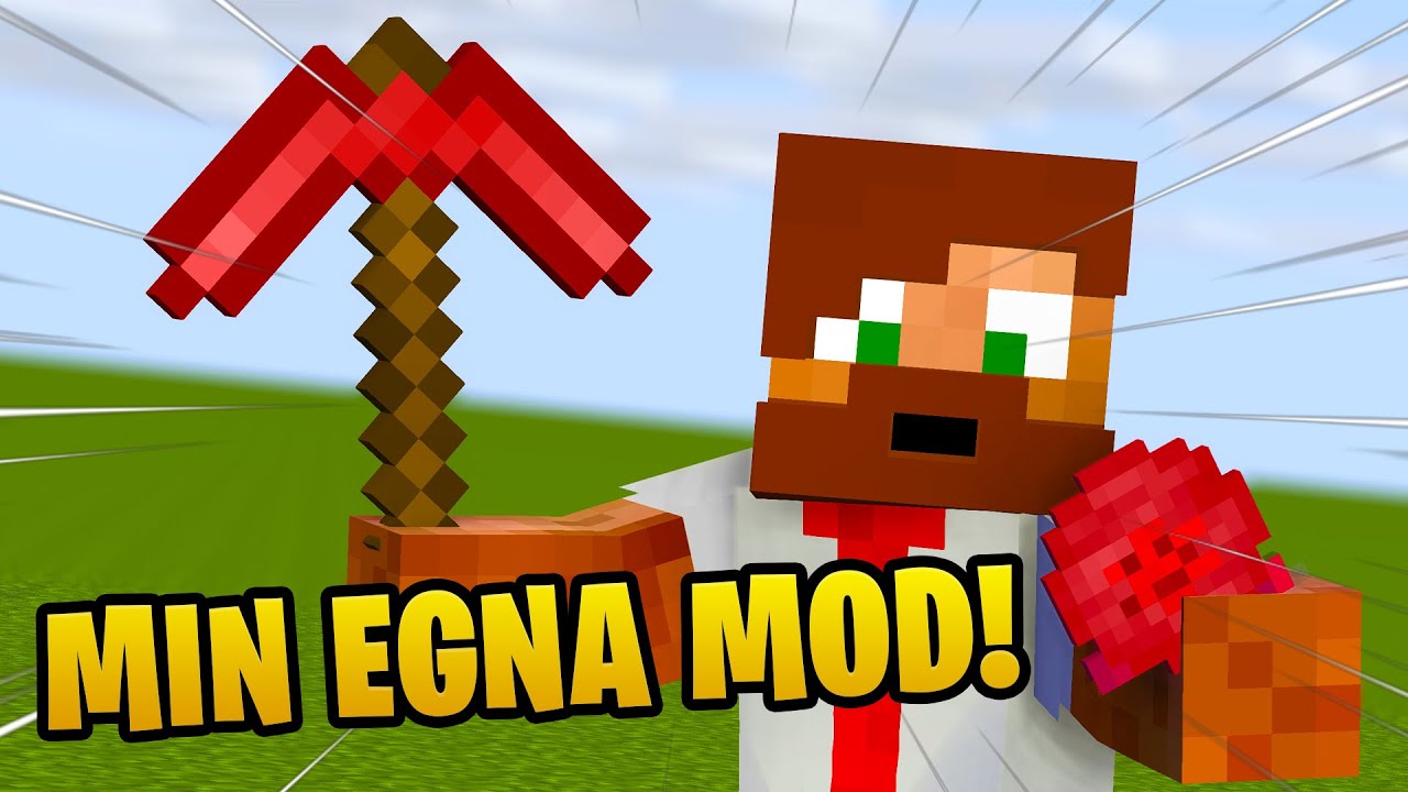 Jag gjorde en EGEN MOD till Minecraft!