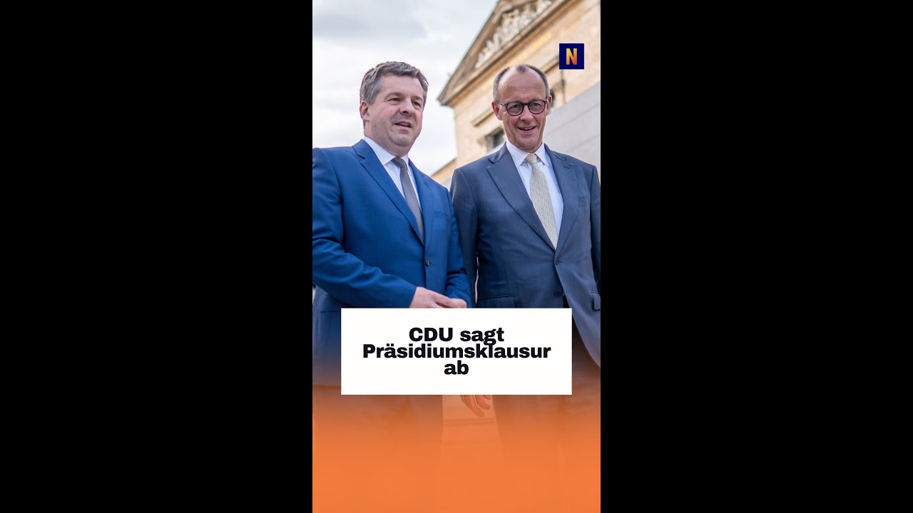 CDU sagt Pr&auml;sidiumsklausur ab