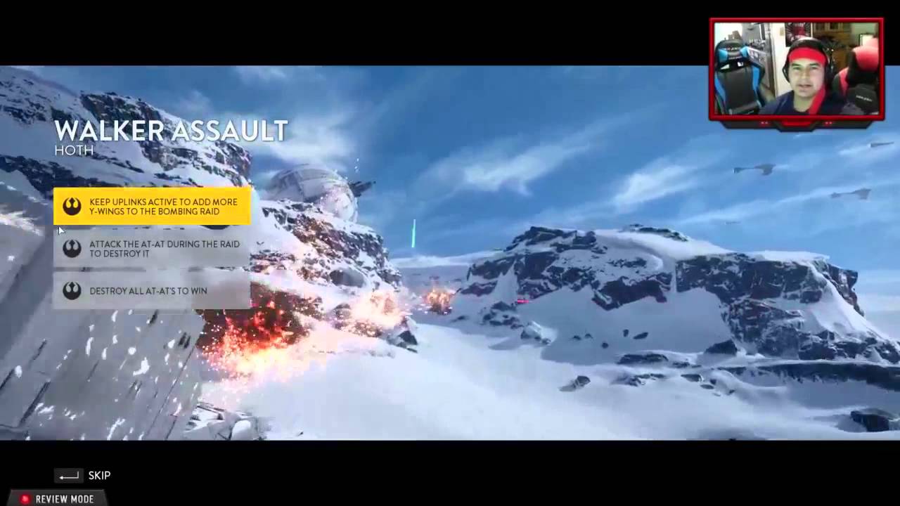 Angry Joe plays Star wars battlefront beta