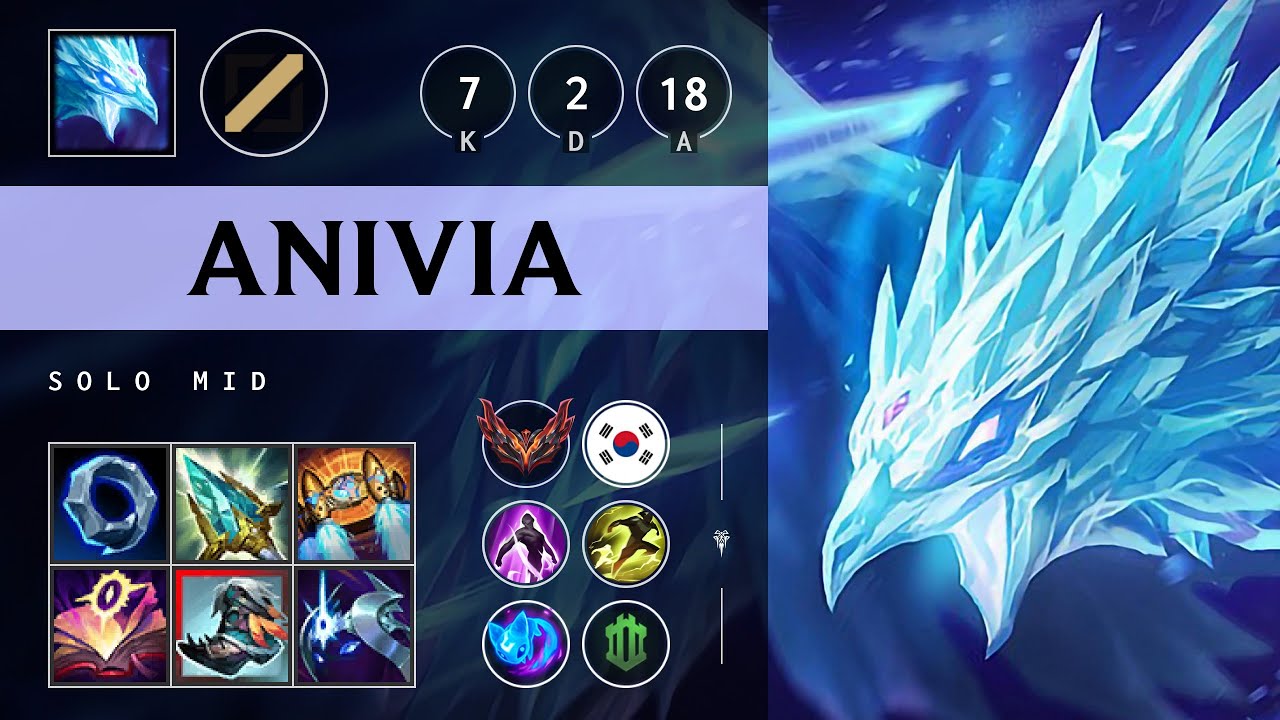 Anivia Mid vs Aurora - KR Grandmaster Patch 25.19