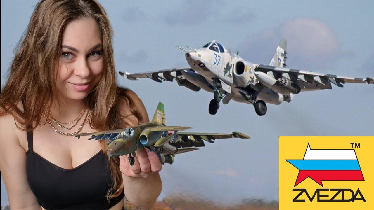 Су-25 из Афгана. Лучшая модель самолета от фирмы Звезда.
