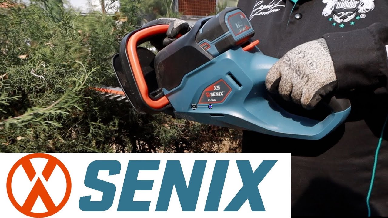 Conoce la NUEVA MARCA SENIX. Corta-setos a batería 58V.