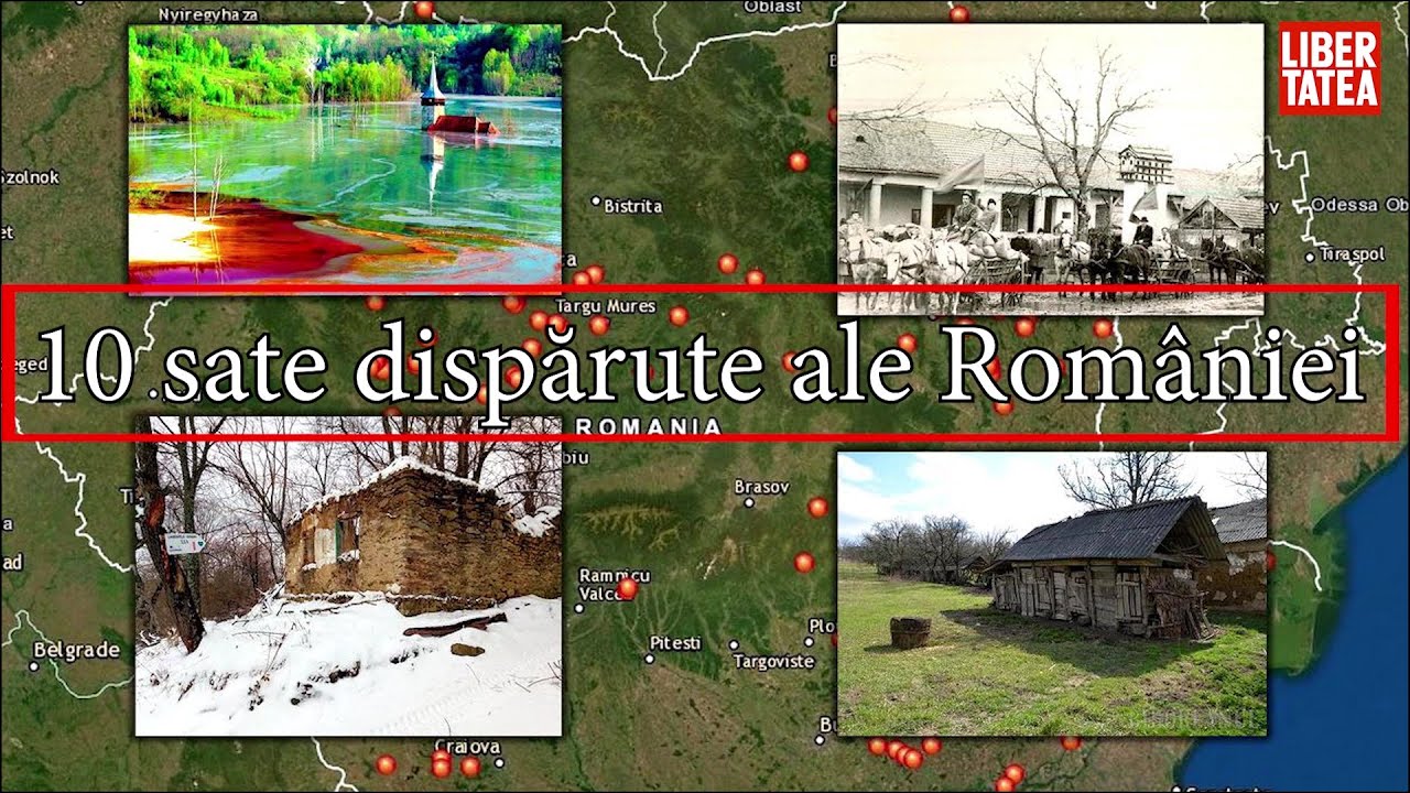 10 sate dispărute din România. Povești incredibile despre ele și cum au pustiit